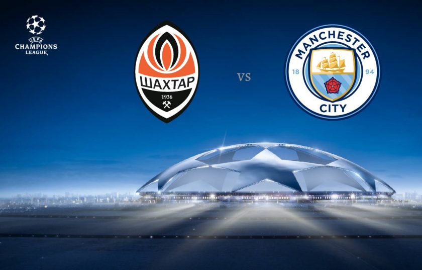 Champions League Shakhtar vs Manchester City