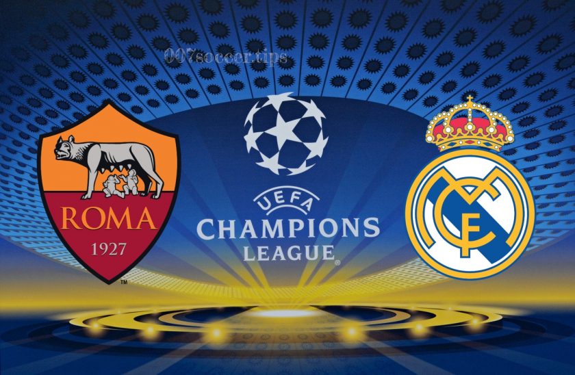 Champions League AS Roma vs Real Madrid