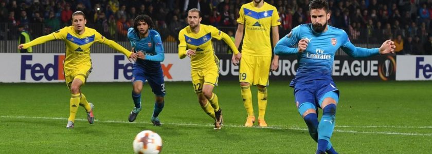 BATE Borisov vs Arsenal