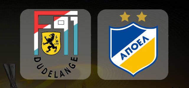 F91 Dudelange vs APOEL Nicosia