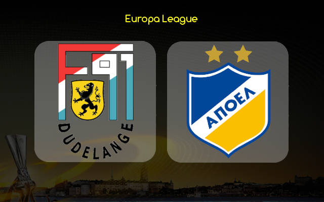 F91 Dudelange vs APOEL Nicosia